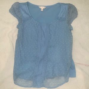 Lauren Conrad Light Blue Blouse